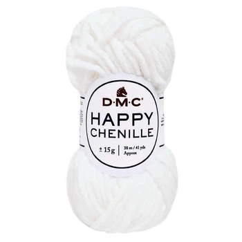 Пряжа DMC Happy Chenille, 20 белый