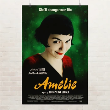 Постер Амели, Amelie (2001), культовое кино, A3 42×28 см (id6019)