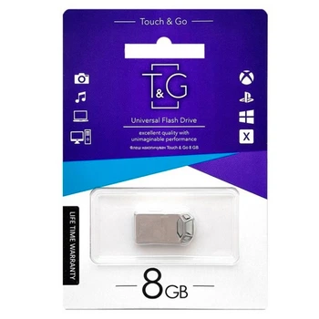 USB Flash T&G Metal 110, 8 Гб., Серебряный - 318942