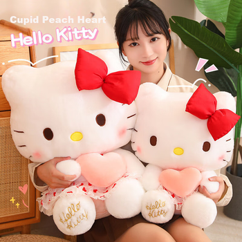 Официальная плюшевая игрушка Hello Kitty от WEINIXIAOXIANG, кукла-котенок, подарок для девочек на День святого Валентина и день рождения.