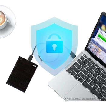 Портативний жорсткий диск SEAGATE, 2 ТБ із шифруванням, високошвидкісний USB 3.0, SEAGATE Ming 2,5 дюйма, чорний, механічний жорсткий диск, портативний для офісу та навчання, захист конфіденційності, послуга відновлення даних