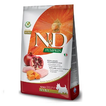 Farmina N&D Pumpkin Grain Free Adult Mini Chicken & Pomegranate беззерновой корм для собак малых пород (7 кг)