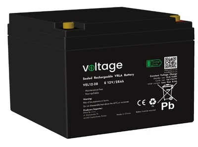 Акумуляторна батарея Voltage Long Life 12V 28Ah (VEL12-28)