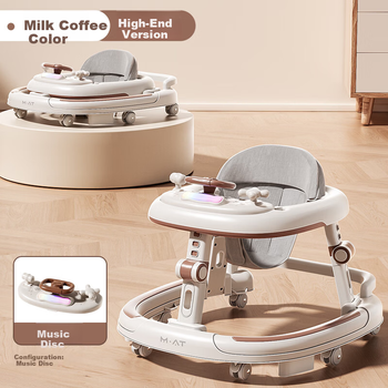 Дитячі ходунки DEERC Baby Walker для дітей 6-18 місяців із захистом від перекидання