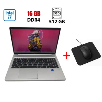 Ультрабук HP ProBook 650 / 15.6" (1920x1080) IPS / Intel Core i7-1165G7 (4 (8) ядра по 2.8 - 4.7 GHz) / 16 GB DDR4 / 512 GB SSD / Intel Iris Xe Graphics / WebCam б/у + Подарок Мышка и коврик