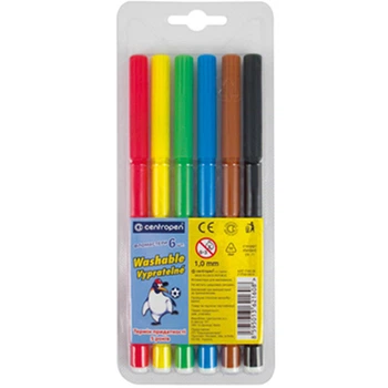 Фломастеры Centropen 6 цветов 7790/06 ТП