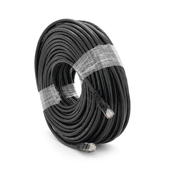 Патч-корд литой RITAR, UTP, RJ45, Cat.6, 40m, черный, Cu (медь)