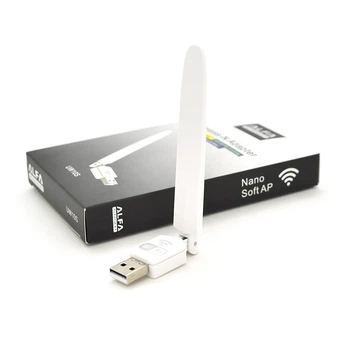 Беспроводной сетевой адаптер с антенной 10см Wi-Fi-USB LV-UW10S - 7601, 802.11bgn, 150MB, 2.4GHz,