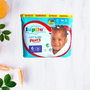 Підгузки-трусики Lupilu Soft & Dry 6 13-19кг 36шт