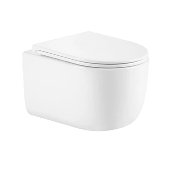Унітаз підвісний Taurus Ultra Quiet 485×360×350 мм, White, з сидінням Slim Duroplast/ Soft-close/ Quick Release QTTAU26W45428 Qtap