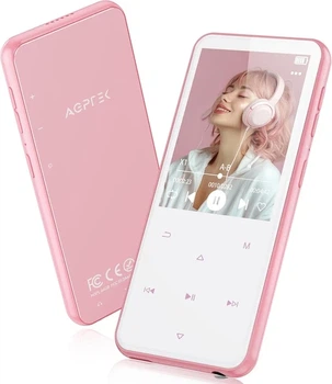 MP3-плеер AGPTEK с Bluetooth 5.3 и встроенной памятью 64 ГБ