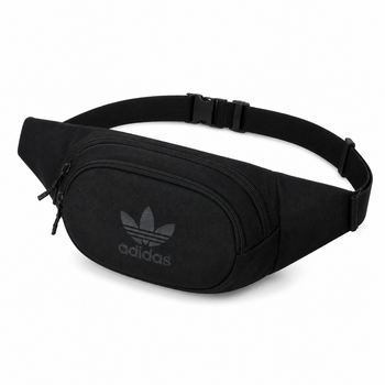 Сумка бананка Adidas черная Oxford городская спортивная ТР6677