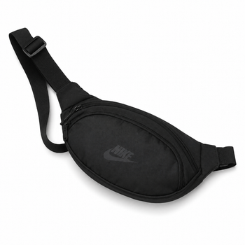 Сумка бананка Nike Total Black чорна Oxford міська спортивна ТР6674