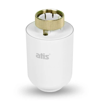 Радіаторний терморегулятор ATIS AT-400T із Zigbee 3.0 та підтримкою застосунку Tuya Smart (306042)