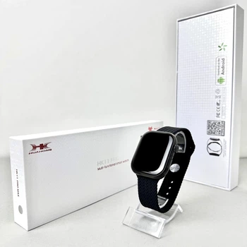 Умные часы Smart HK11 Pro Max Series 11 46 мм с Bluetooth Черные