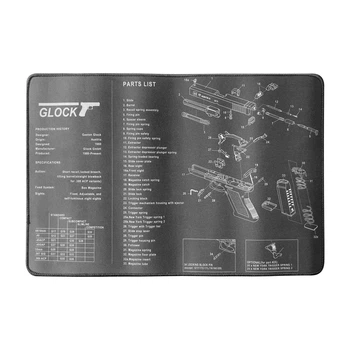 Коврик для чистки пистолета Recoil Black