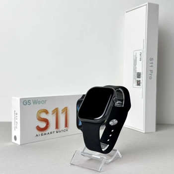 Смарт-часы Smart S11 Pro 46mm Series 11 с Bluetooth Черные