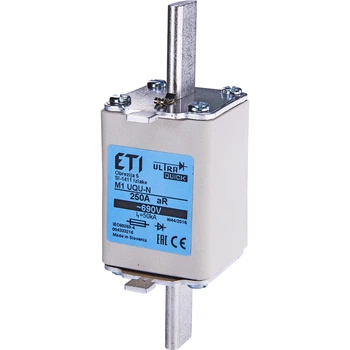 Запобіжник ETI NH1 UQ aR 200A 690V (50kA) (4333214)