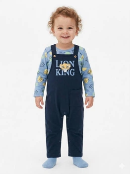 Боді пісочник комплект дитячий Disney Baby Король Лев 86 - 92 см Різнобарвний (1726)