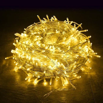 Світлодіодна гірлянда Нитка від мережі 18м, 400LED, Теплий білий
