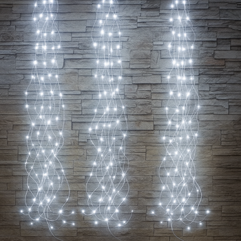 Гирлянда Конский хвост от USB, 2 м, 30 нитей, 200 LED, Белый