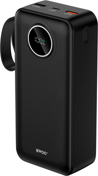 УМБ BWOO 22.5W 30000 mAh 2x USB-A, 1x USB-C Black (6933654814973)