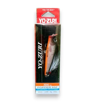 Воблер 3DR-X Popper 65F 65 мм 7г (Fishing) - поппер на щуку, окуня (8223-9)