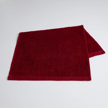Махровое полотенце для ног GM Textile 30х50см 400г/м2 (Бордовый)