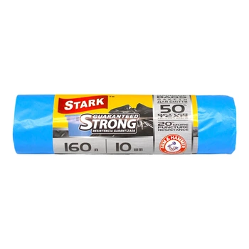 Stark Пакети для сміття міцні 160 л 10 шт (сині)