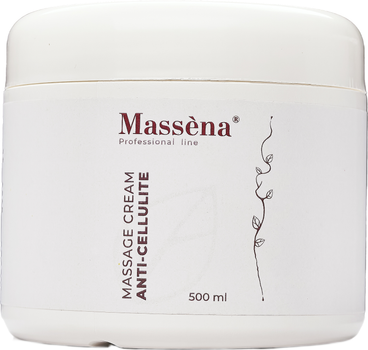 Крем для масажу Massena Massage Cream Anti-Cellulite проти целюліту 500 мл (8083201372444)