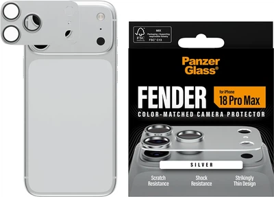 Захисне скло Panzer Glass Fender Camera Lens Protector Apple iPhone 18 Pro Max Silver (PG36357)