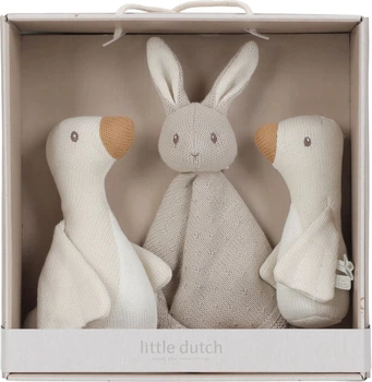 Zestaw zabawek Little Dutch Newborn Naturals 3 szt LD8452 (8713291884526)