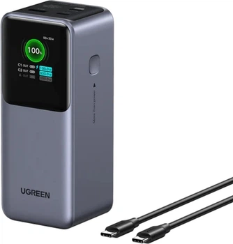УМБ Ugreen 20000 mAh 130W Fast Charging Space Gray (U_35524B)