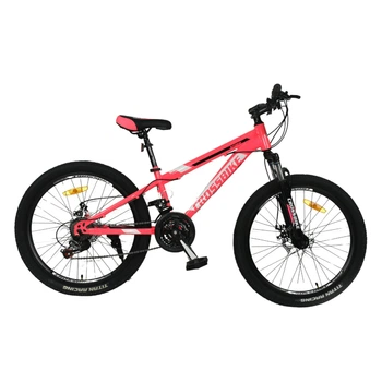 Велосипед горный подростковый 24 дюйма CrossBike Storm, рама 12" Розовый (24CJPr-004366)