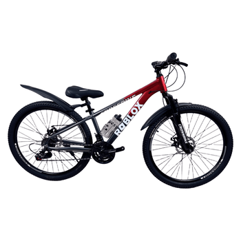 Подростковый велосипед Crossbike Roblox 26" 13" Серый/Красный (26СTA-006523)