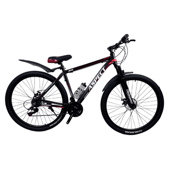 Велосипед гірський Crossbike Aspect 29" 21" Чорний/Червоний (29СTA-006501)