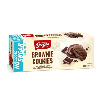 Печиво Bergen Original Cookies шоколадний брауні 128 г
