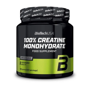 Креатин моногидрат BioTech 100% без вкуса 500 g