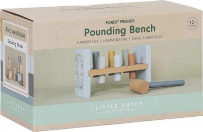 Розвивальна стукалка Little Dutch Forest Friends FSC (LD7246) (8713291772465)