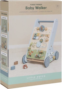 Drewniany chodzik edukacyjny Little Dutch Forest Friends (LD7232) (8713291772328)