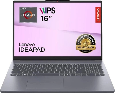 Ноутбук LENOVO 16" Ideapad Slim 3 (WUXGA, IPS) /AMD Ryzen 7 170 /24GB /SSD 1TB /AMD Radeon /DOS