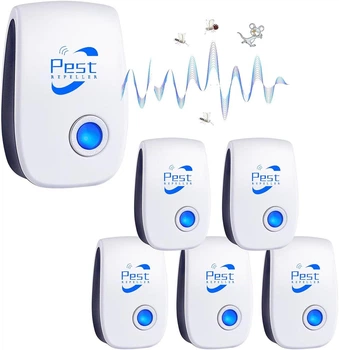 Ультразвуковой отпугиватель вредителей PEHTIY PRN-6PEST-UK-1024, 6 шт