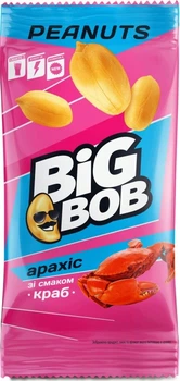 Арахіс смажений солоний Big Bob зі смаком крабу 60 г