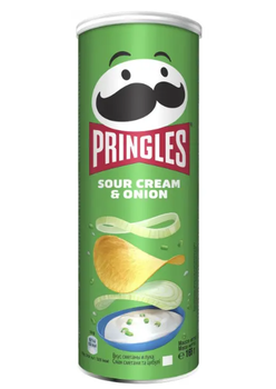 Чипси Pringles Sour Cream & Onion Сметана-цибуля, 165 г