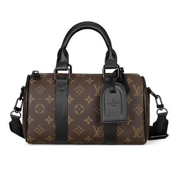Сумка Louis Vuitton Keepall коричневого кольору, через плече з ручками
