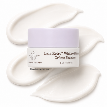 Зволожувальний крем для обличчя з керамідами Drunk Elephant Lala Retro Whipped Cream 5ml