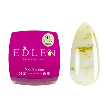 Гель для наращивания Edlen Flower Yogurt Edlen № 91, 30 мл