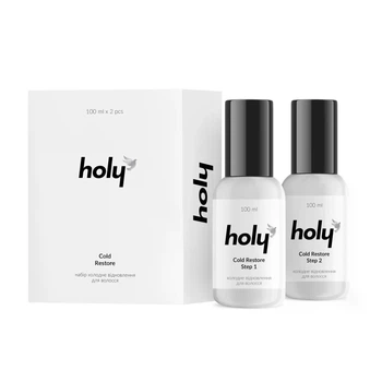 Набор холодного обновления для волос - holy cold restore, 100+100 мл