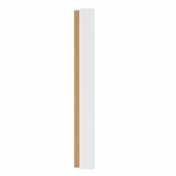 Финишная планка рейка МДФ Neman Белый Ультрамат 38×2780×12 мм MDF360226-2
