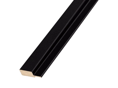 Финишная планка рейка МДФ Super Profil Черный 37,8×2800×11,6 мм SP010550-4